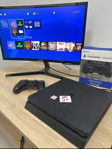 игры кальмара: Продаю прошитую Sony PlayStation 4 слим, 500 гб. Приставка привозная