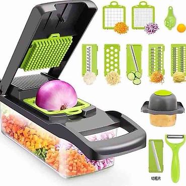 овощи резка: Многофункциональная овощерезка Veggie Slicer с контейнером и набором — 3