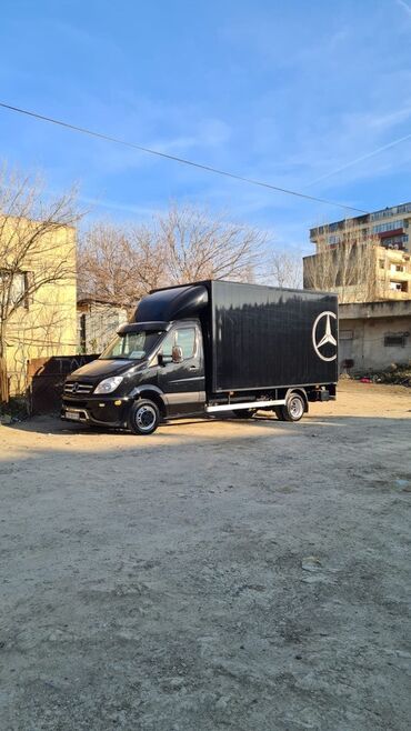 купить питбайк в азербайджане: Mercedes-Benz Sprinter yük maşını – qapalı furgon kuzovlu, qara rəng
