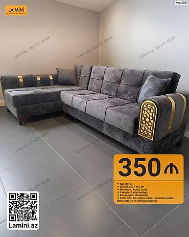 Künc divan – La Mini - Ölçülər: 260 × 160 sm - Mexanizm: açılan lalafo.az -da Künc divan – La Mini - Ölçülər: 260 × 160 sm - Mexanizm: açılan