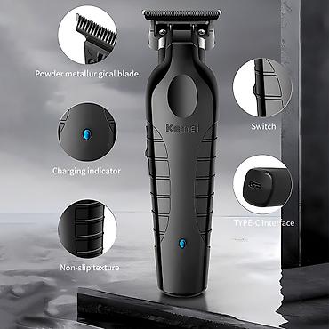 Бытовая техника: Trimmer Kemei 2299 - 2 Sürətli / 7000RPM / 1200MAH - 180 Dəqiqə / TYPC — 3
