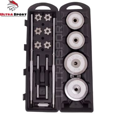 Гантели: Акция❗️ гантели+штанга с кейсом 50кг 🔥 бесплатная доставка ✅ — 3