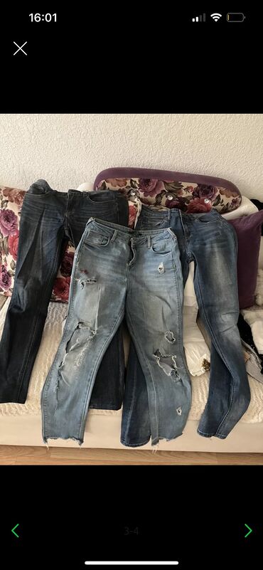 теплые джинсы: Прямые