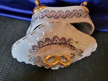 Kutije za odlaganje: Satula jugoporcelan Titov Veles iz 70ih.god. Porcelanska — 8