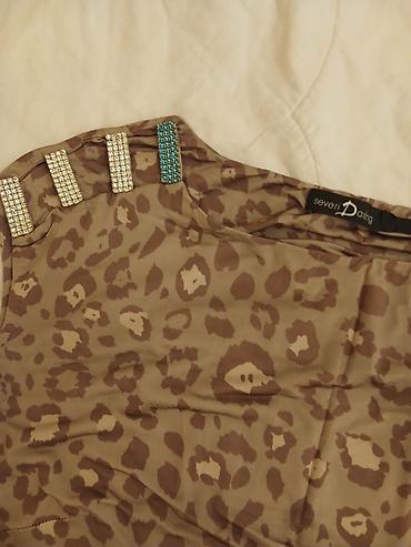 Leopard naxışlı qadın bluzası – Seven Darlng (etiketdə “severi Darlng”
