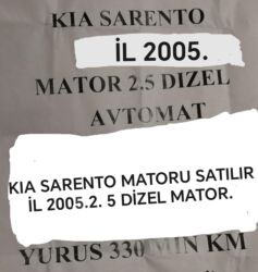 Sbor motorlar və silindr başlıqları: Kia KIA., 2.5 l, Dizel, 2006 il, İşlənmiş — 10