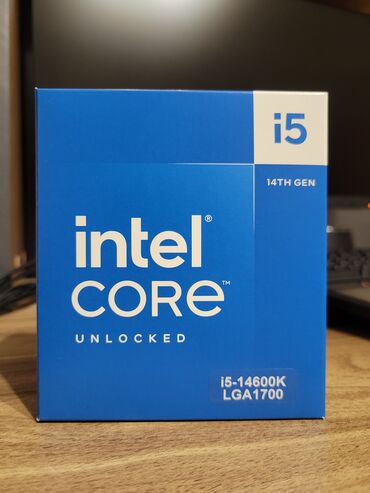 proçessor: Prosessor Intel Core i5 14600K, > 4 GHz, > 8 nüvə, Yeni