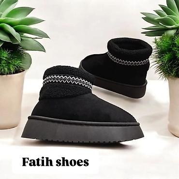 Uqqilər: Qısa boğazlı, isti qış botları - Model: “Fatih shoes” (şəkillərdə — 5