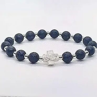 Narukvice: Podesiva narukvica, Handmade, Materijal: Perlice, Srebro — 17