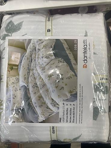 bed sheets: Постельный комплект Dantela Vita, серия D008 (4 предмета) - Состав — 9