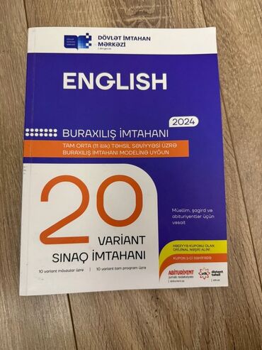 Testlər: Məhsul: “English – Buraxılış İmtahanı 2024”