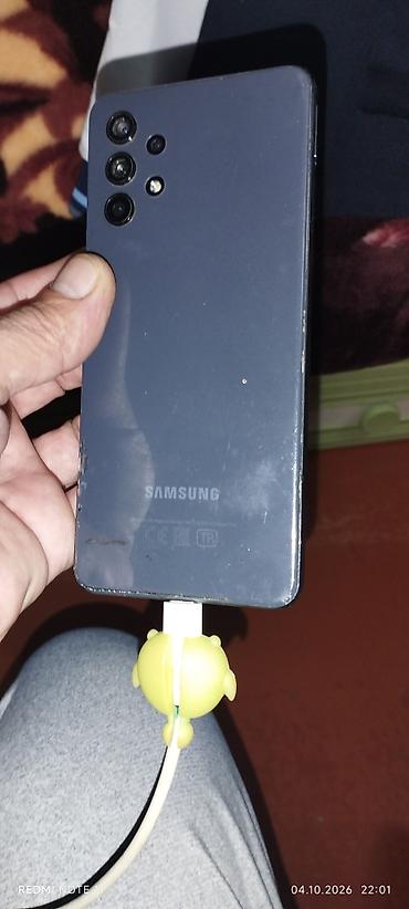 redmi note 16: Samsung Galaxy A32, 64 GB, rəng - Boz, Barmaq izi — 2