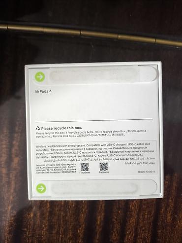 ipad satilir: Apple AirPods 4 – simsiz qulaqlıq hədiyyə verilib və istifadə edilmir — 1