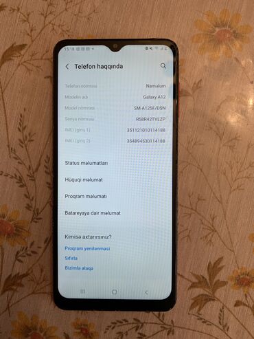 irşad samsung a12: Samsung Galaxy A12, 128 GB, rəng - Qırmızı, Face ID, Barmaq izi