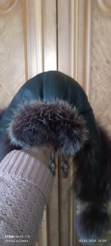 шапки с: Шапка, Натуральная кожа, Зима, С ушками