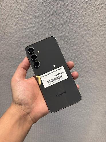 oneplus 16: Samsung Galaxy S24 FE, Б/у, 256 ГБ, цвет - Черный, В рассрочку, 2 SIM — 1