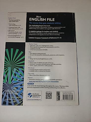 disk dvd: Məhsul: New English File – Pre-intermediate Student’s Book (Oxford — 2