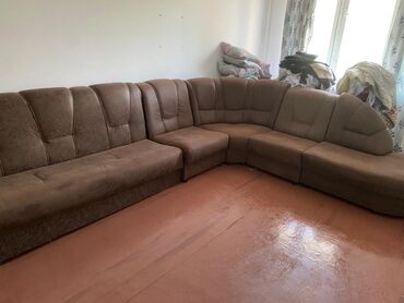 ротанговый мебель: Бурчтук диван, түсү - Күрөң, Колдонулган