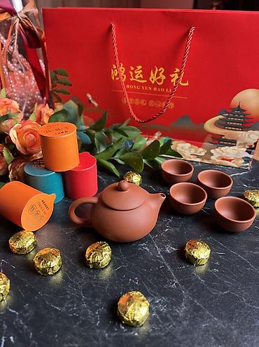 sultan chai 2.0: Подарочный набор китайского крупнолистового чая с посудой для чайной — 3