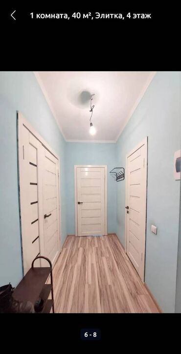 Продажа квартир: 1 комната, 40 м², Элитка, 4 этаж, Старый ремонт