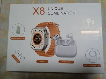 хонор х6: Набор "X8 Unique Combination" включает в себя умные часы с черным