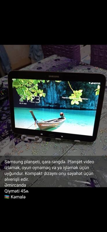 wifi sinyal: İşlənmiş Samsung Galaxy Tab S9+, 10,1", 2 TB, Ödənişli çatdırılma