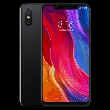 Xiaomi: Xiaomi, Mi 8, Б/у, 128 ГБ, цвет - Черный, 2 SIM