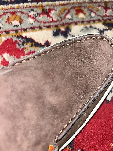 тапочки zara: Лоферы, 40.5, SANTINI, Б/у, цвет - Коричневый, Самовывоз — 4