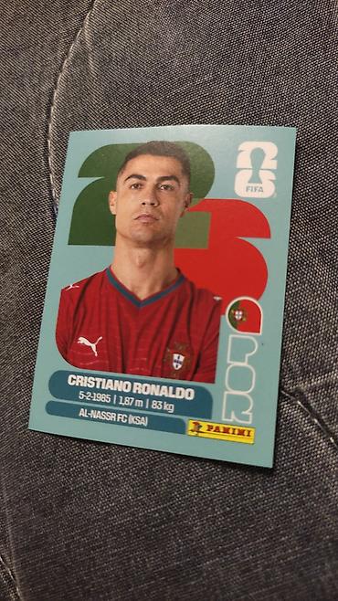 ronaldo forması 2008: Panini futbol kolleksiya stiker/kartricası – Cristiano Ronaldo - — 1