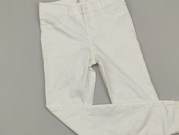 kremowe jeansy: Jeansy, M (EU 38), stan - Bardzo dobry