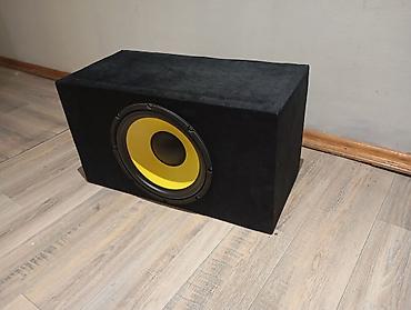 Avtomobil üçün passiv subwoofer - Korpus: qara akustik parça ilə lalafo.az -da Avtomobil üçün passiv subwoofer - Korpus: qara akustik parça ilə