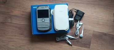 nokia 3555: Nokia E6, 16 GB, rəng - Gümüşü, Düyməli, Sensor, Sənədlərlə