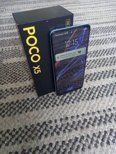 ссср телефон: Poco X5 5G, Б/у, 128 ГБ, цвет - Синий, 1 SIM, 2 SIM