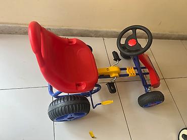 velosiped 4 tekerli: Uşaq pedallı maşını – GTOYS 88 SPEEDCAR - Rənglər: qırmızı gövdə və — 3