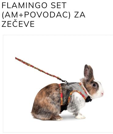 Komplet za zečeve Flamingo sastoji se od udobnog amova i povoca