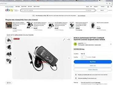 Punjači za kamere: BOSCH punjač za baterije 2 / 0 - Originalni Bosch mrežni punjač za — 9