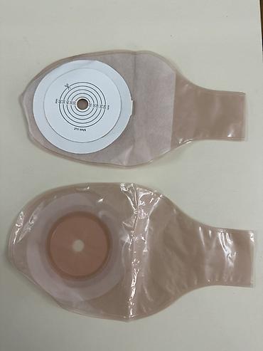 Tibbi məhsullar: Bir dəfəlik kolostomiya/ileostomiya torbası – 1 hissəli yapışqan — 1