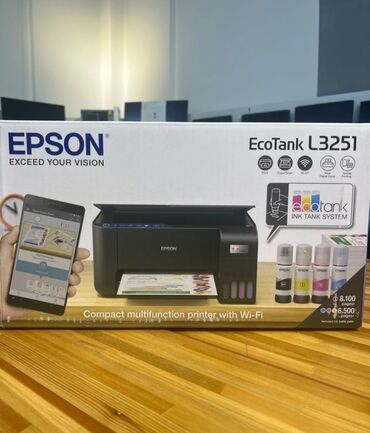 �������������� ������ ������������ ������������: Новые с гарантией Epson l3250 ecotank, в коробке 19 800 сом. с. WiFi
