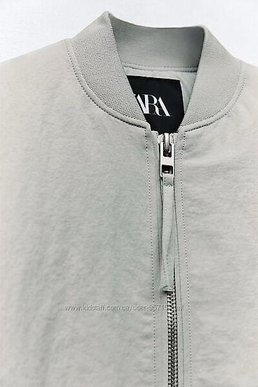 Бомберы: Бомбер оверсайз ZARA оригинал - Необычный фасон, выделит вас из — 5