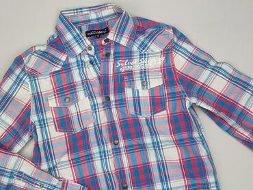 koszula dla chłopca reserved: Shirt 12 years, condition - Very good, pattern - Cell, color - Multicolored