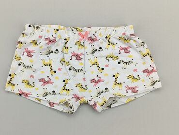krótkie spodenki welurowe: Spodnie od piżamy, 5-6 lat, 110-116 cm, stan - Dobry