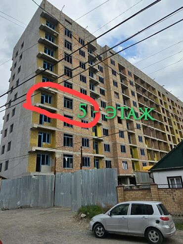 сдаю квартира баха: 2 бөлмө, 67 кв. м, 5 кабат, ПСО (өзү оңдоп түзөтүп бүтүү үчүн)