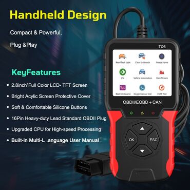 Alati za automobile: Novo- T06 OBDII / EOBD + CAN Dijagnostika Funkcije: Čitanje kodova — 6