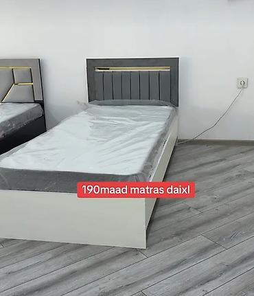 mebel alram: Yataq çərçivəsi + matras - Ölçü: 190 sm uzunluq (mətndə “190maad — 1