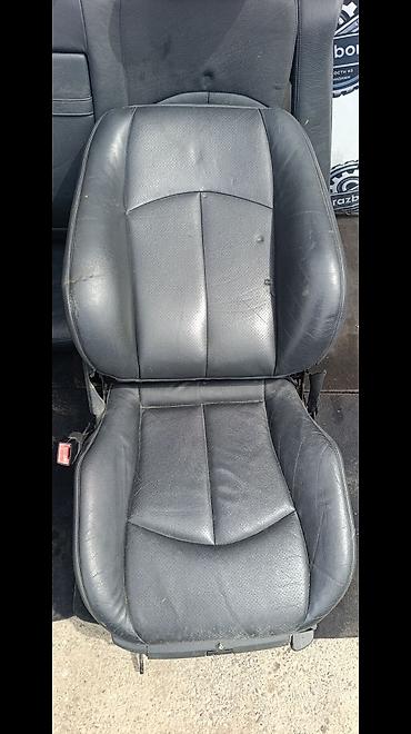 Сиденья: Комплект сидений, Кожа, Mercedes-Benz 2005 г., Б/у, Оригинал, Германия — 2