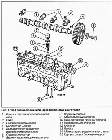 Двигатели, моторы и ГБЦ: Бензиновый мотор Volkswagen 1993 г., 1.8 л, Б/у, Оригинал, Германия — 16