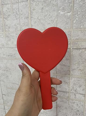 Gözəllik və sağlamlıq: Ürünün adı: Ürək formalı saç fırçası və əl güzgüsü seti………… — 2