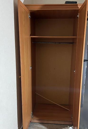 ucuz sfanerler: İki qapılı paltar şkafı - Material: ağac teksturalı laminat/MDFlam — 2