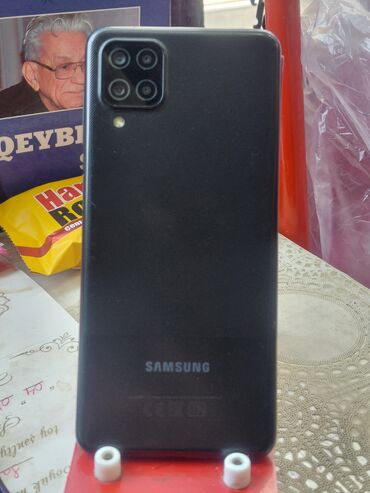 işlenmiş notebooklar: Samsung Galaxy A12, 64 GB, rəng - Qara, İki sim kartlı