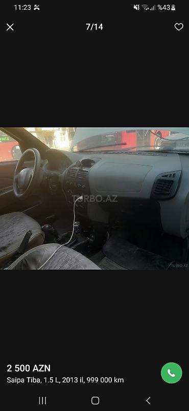 accent 2013: Saipa Tiba: 1.5 l | 2013 il 999000 km Sedan — 7